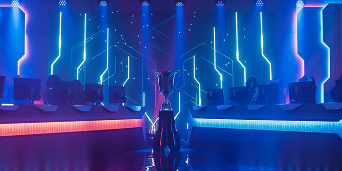 An esports arena