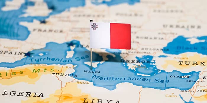 Malta on the map
