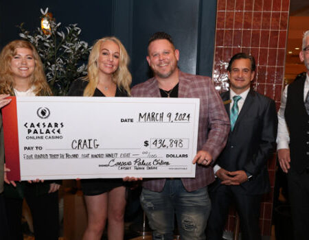 Un cliente del New Jersey vince un jackpot da $ 440.000 tramite il casinò online Caesars Palace