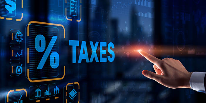 Taxation percentage concept